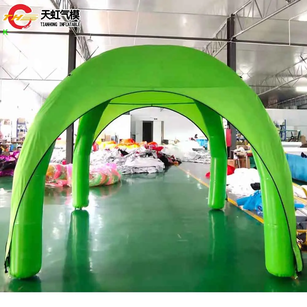 Custom Made Air Tight Inflatable Spider เต็นท์โฆษณาเชิงพาณิชย์เต็นท์สนามหญ้าพองพร้อมปั๊มลม