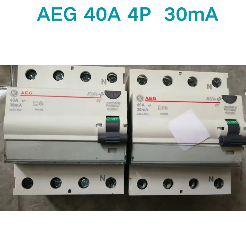 Second hand test OK AEG 40A 4P  30mA