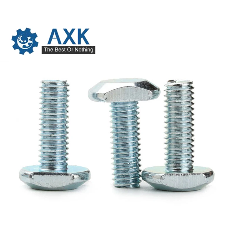 M5 Carbon Steel T Type Nuts Fastener Aluminum Connector For Aluminum Profile 2020 T Hammer Head Bolts Screws