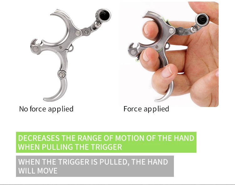 Wholesale Multi Adjustable Wrist Release Aid For Compound Bow Comfort Quick Release Trigger Outdoor Hunting Shooting Equipment
