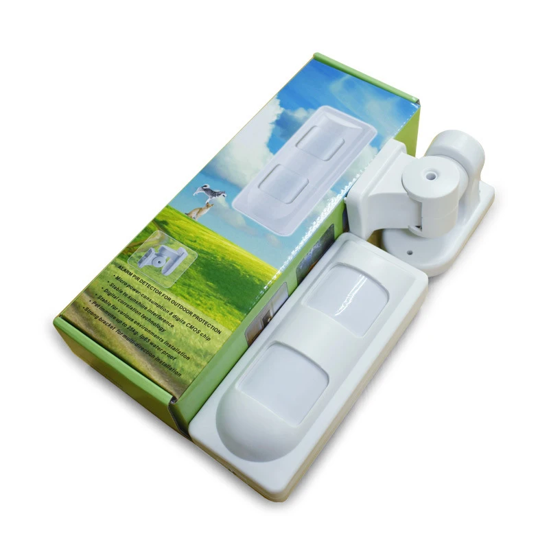 

Наружный и внутренний водонепроницаемый 433 МГц беспроводной пассивный PIR датчик движения детектор 100 ° Обложка широкого диапазона 12 м, защита от домашних животных