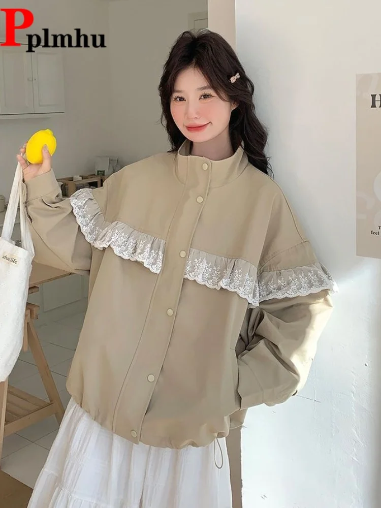 Stand-Up Collar Lac… - image