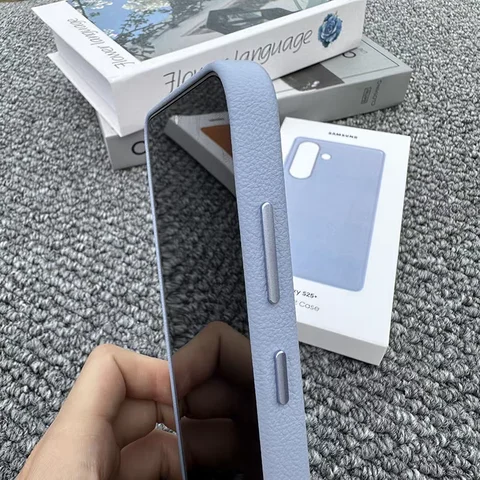 Samsung S25 Ultra Plus 5G оригинальный роскошный кожаный чехол для телефона с полной защитной противоударной оболочкой для Galaxy S25 Edge S25U S25 + S25
