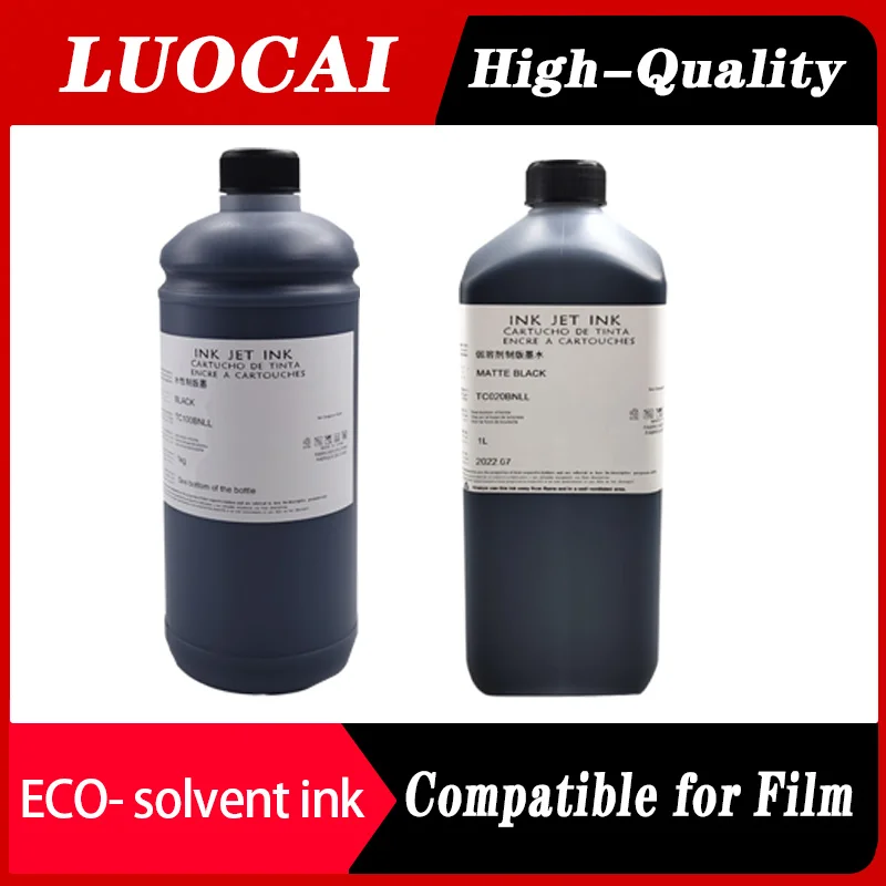 1000ML Black color Water-based oil-based weak solvent ink Compatible For CAD drawing/printing/sulfuric acid paper inkjet plate