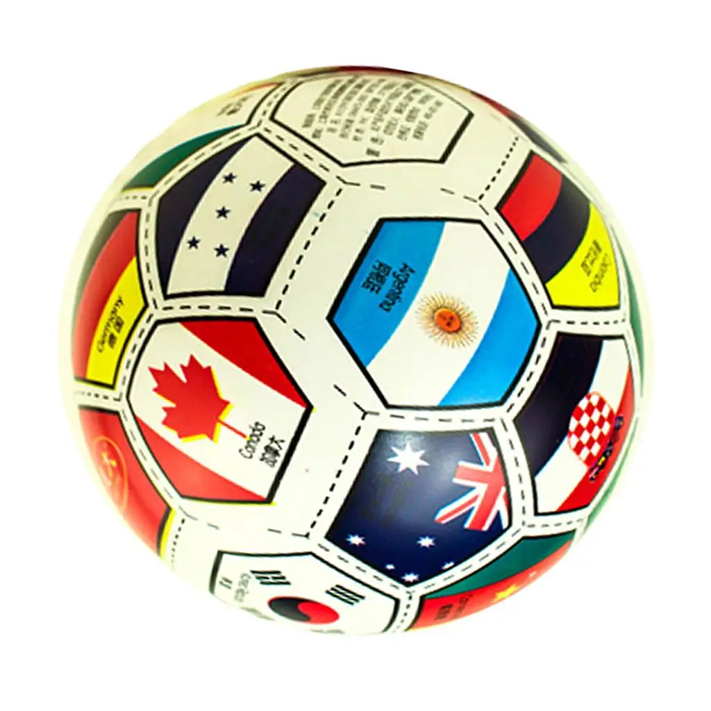 9 Inch Inflatable National Flags Printed Ball Kids Educational