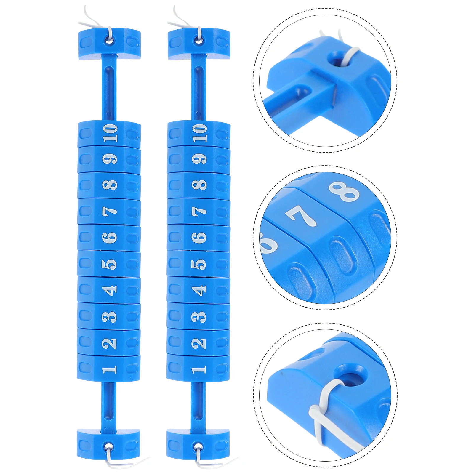 

2pcs Foosball Score Counters Durable Plastic Scoring Unit For Table Football Desktop Portable Scorekeeper Bars Multi-Use Tools