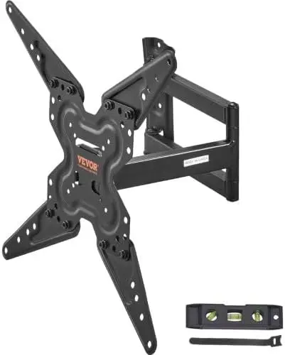 

Full Motion TV Mount Fits for Most 26-55 inch TVs, Swivel Tilt Horizontal Adjustment TV Wall Mount Bracket with Articulating Arm