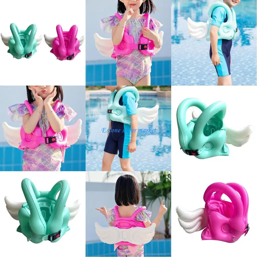 090B نفخ الطفو لسترة السباحة سترات للأطفال حمام سباحة حوض السباحة معدات السباحة في الهواء الطلق الرضع المياه للعب الطرف S #1