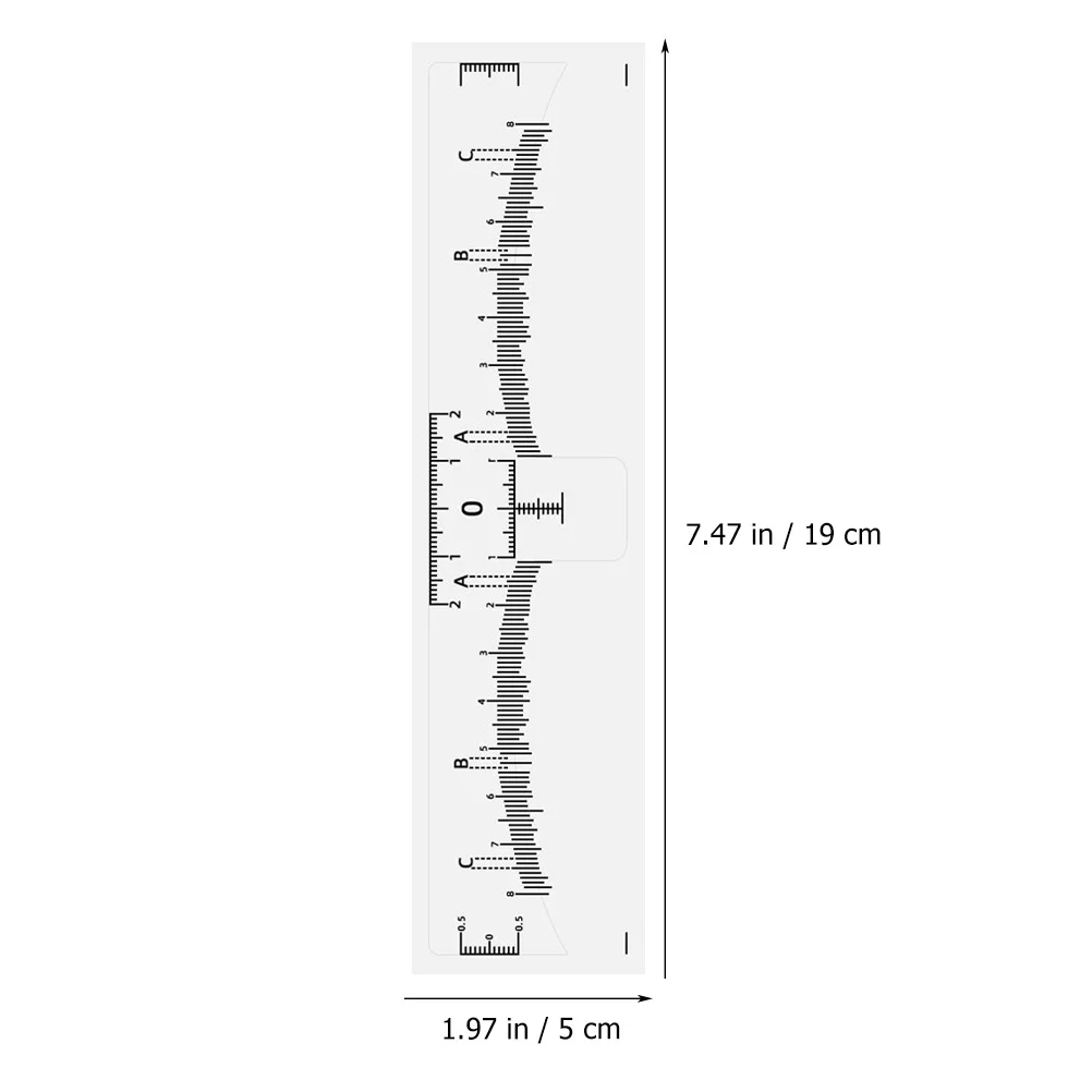 100 stücke Einweg Augenbraue Aufkleber Vorlage Messwerkzeug Zeichnung Gestaltung Lineal Für Frauen Make-Up Stirn Linie Positionierung Kit