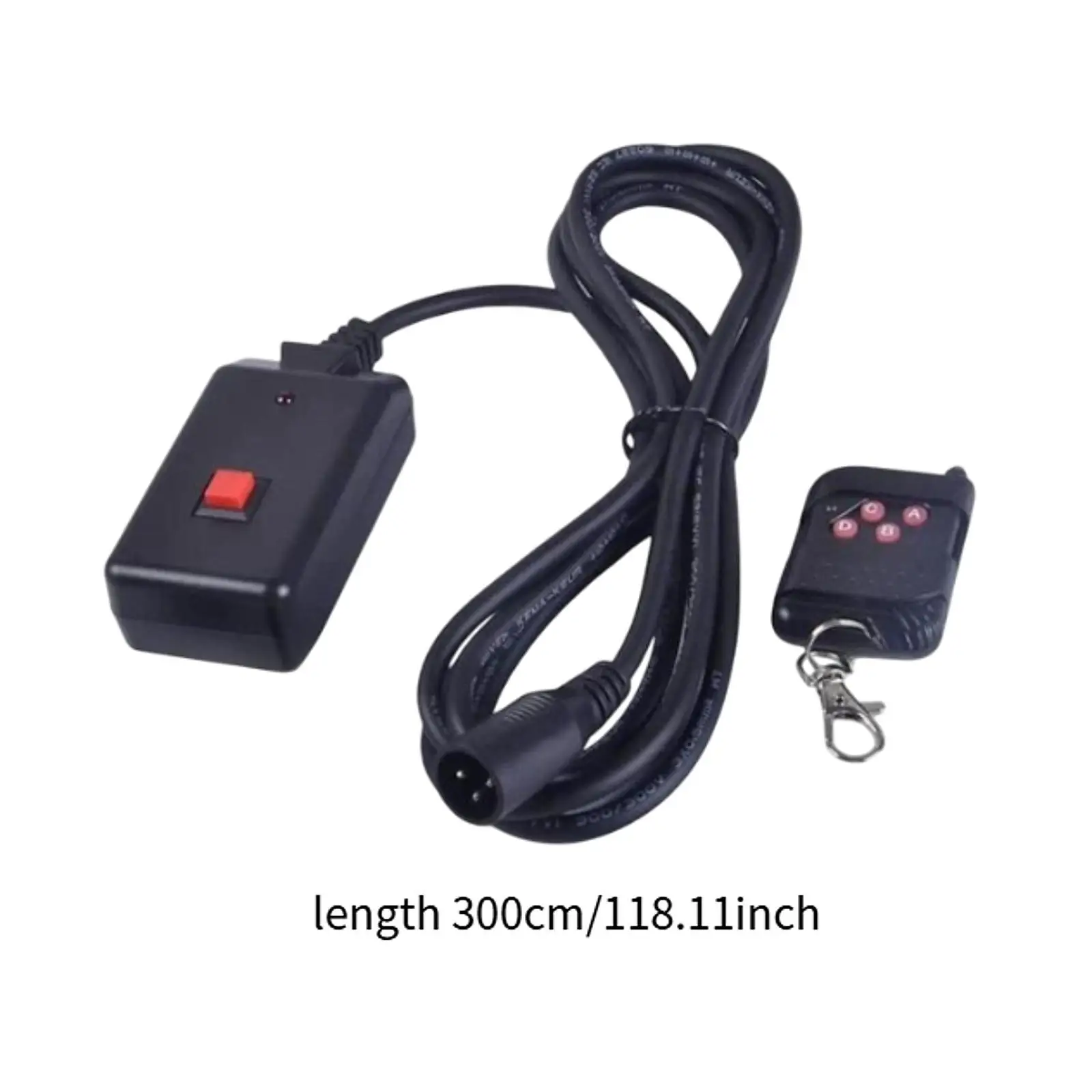 

Portable Fog Machine Remote Control Receiver 3 Pin XLR Receptor for Stage Lighting and Holiday Decor