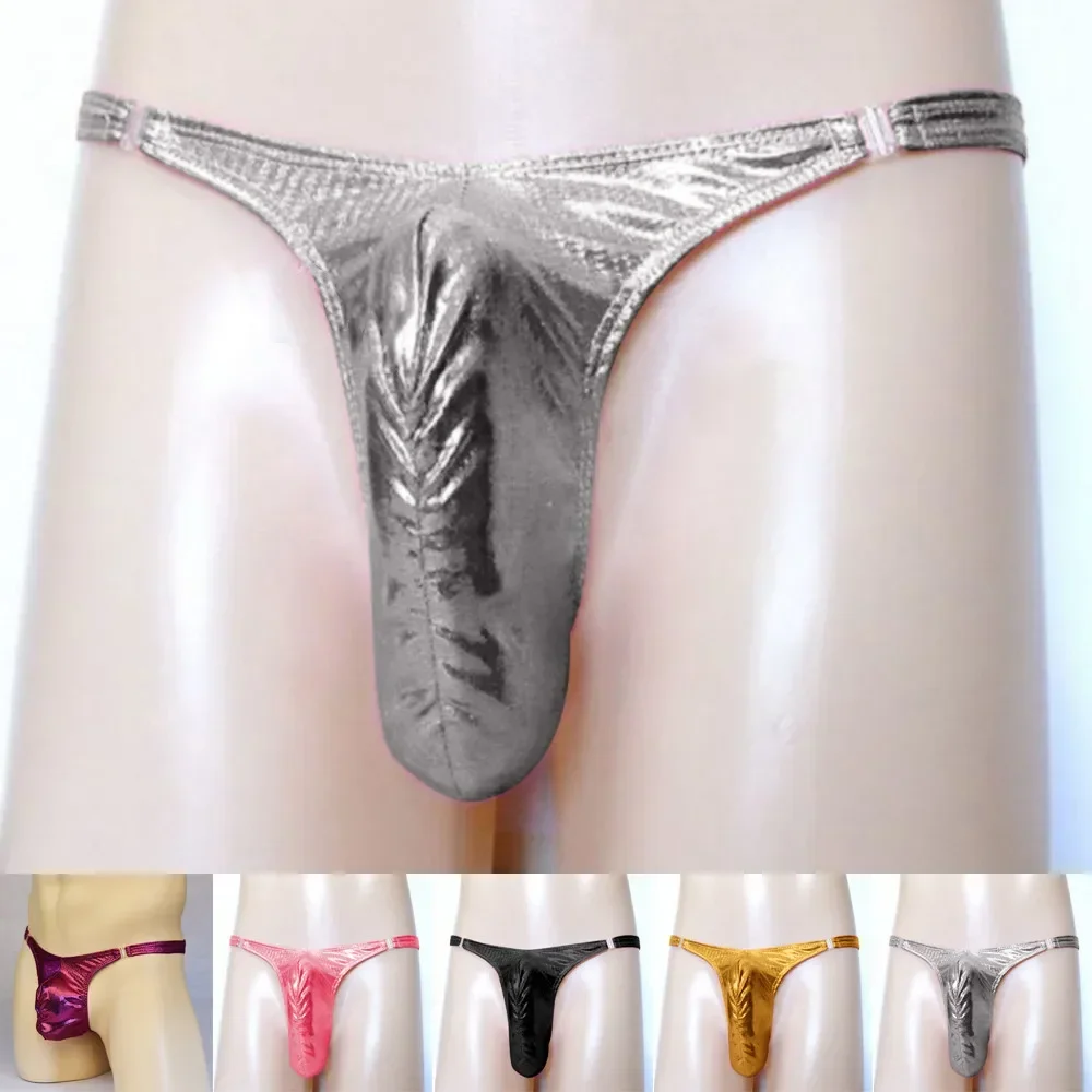 セクシーなパンティーメンズランジェリー G ストリング Tバックシース弱虫 U 凸ポーチブリーフ男性のシームレスな下着 T バック半ズボン