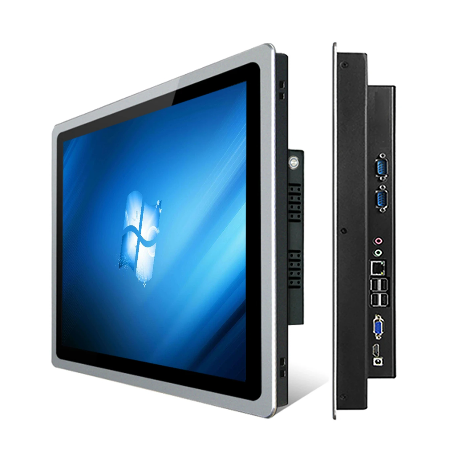 PC all-in-one touch industriale da 13,3 15,6 18,5 pollici con pannello touch screen capacitivo pc tablet computer wifi win10 pro 1366x768