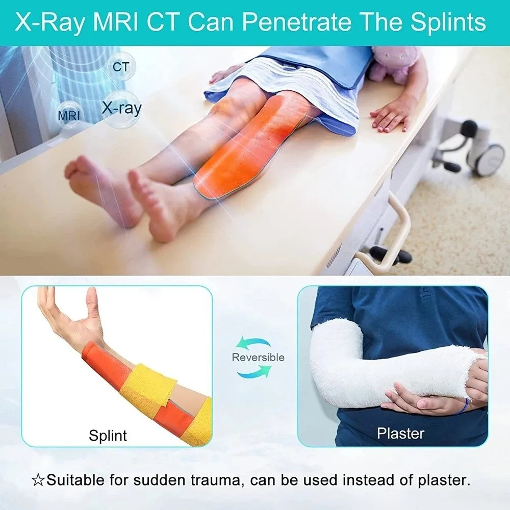 Outdoor First Aid Fixed Splint Foldable High Molecular Plasticity Fracture Splint Cut At Will Rolled Pet Splint