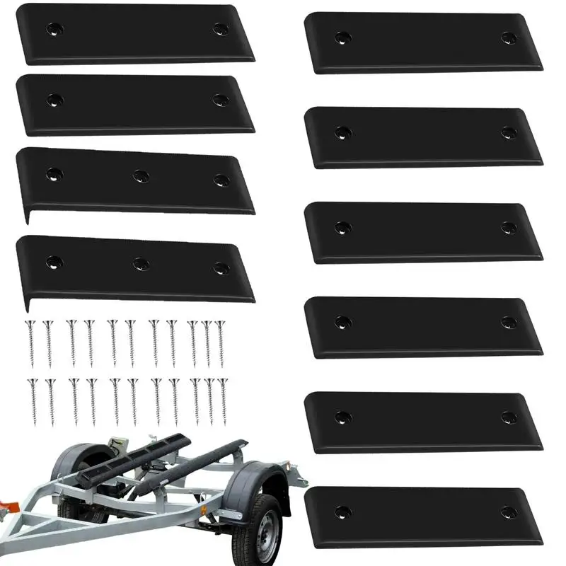 Boat Trailer Bunk Slides 3X10 In Boat Trailer Bunk Slicks Heavy Duty Boat Trailer Glide Bunk Enders for Launching & Loading Boat