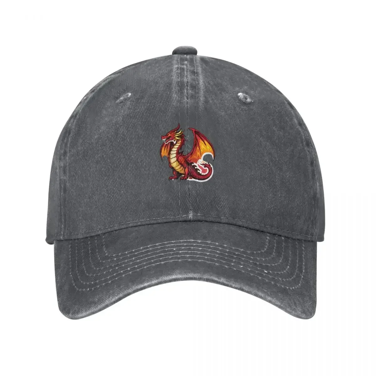 2026 Red Fire Dragon Baseball Cap Fashion Beach Streetwear Girl Men's