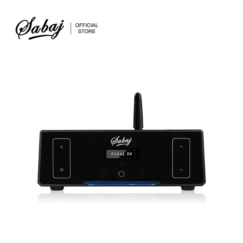 Sabaj D4 HIFI Audio DAC & AMP DSD512 PCM768 AK4452 * 2 BT4.2 Amplificatore Per Cuffie Supporto Bluetooth Coassiale Ottico USB ingresso