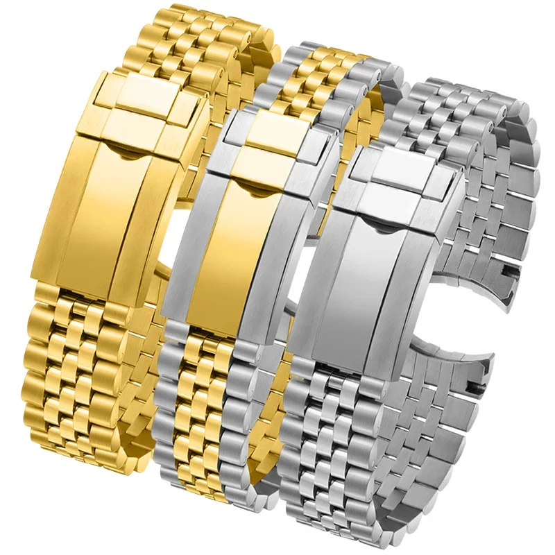 Watch Bracelet For Rolex Stainless Steel Men  Watch Accessories Watch Band Chain