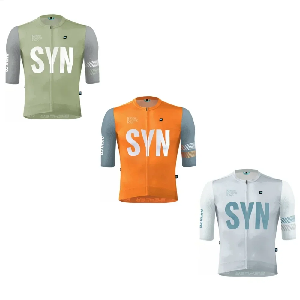 

SYNDICATE PRO JERSEY JUICY BLUE SYN Team Race Bicycle Clothing Summer Short Sleeve Cycling Shirts MTB Road bike Jersey