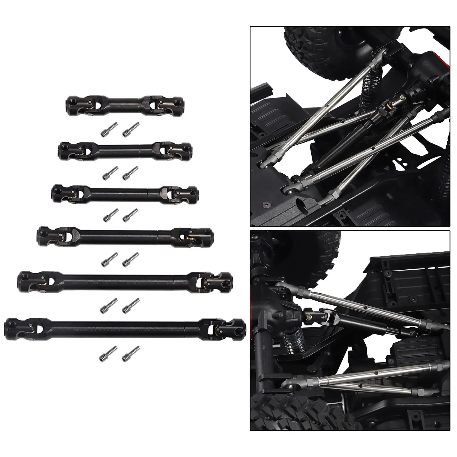 

Универсальный металлический прочный профессиональный карданный вал для радиоуправляемой модели SCX10 CRAWLER в масштабе 1:10, аксессуар для самостоятельной сборки