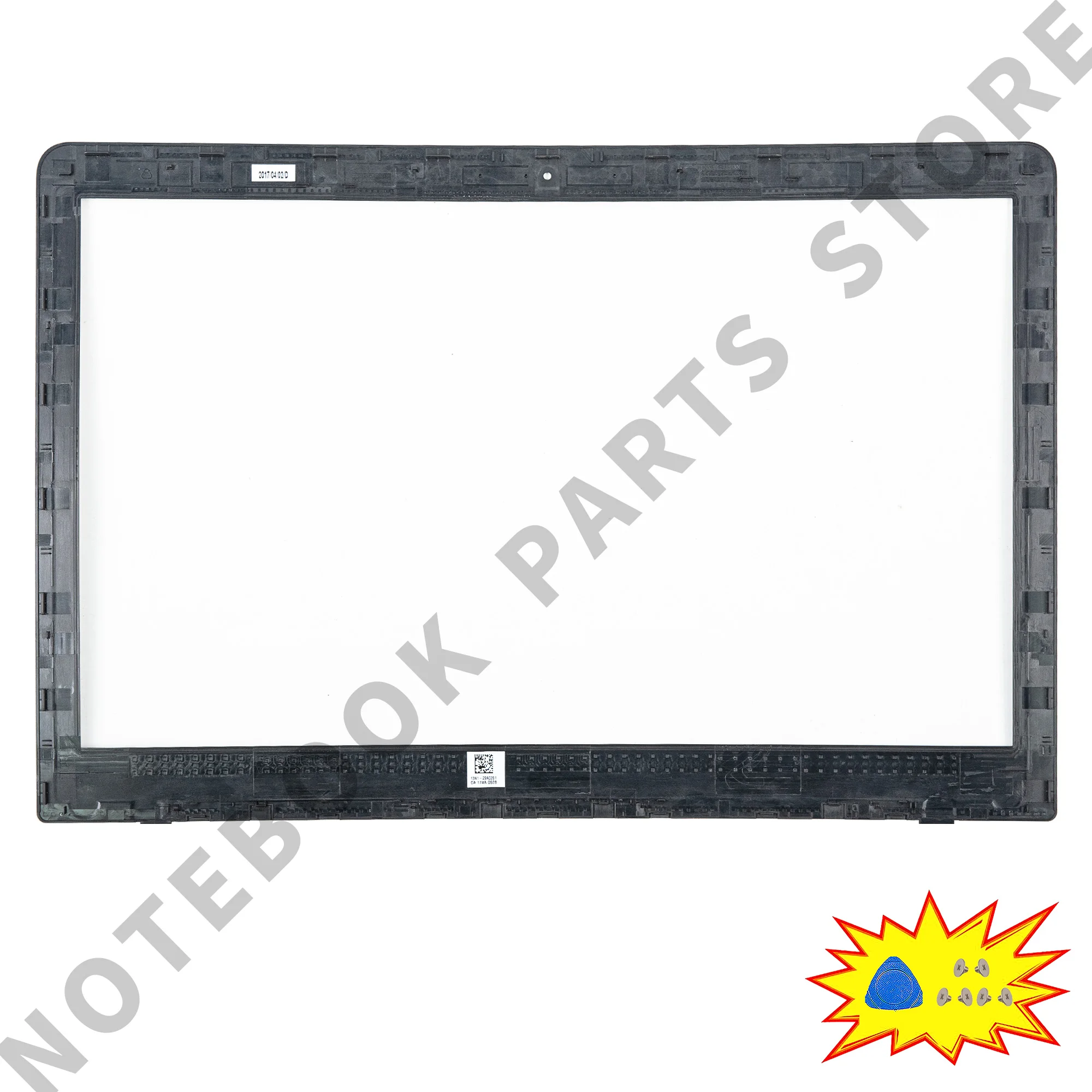 Imagem -04 - Capa Traseira de Plástico para N580 N580v N580g N580vd Nx580v Nx580vd Moldura Hingecover Habitação Case Reparação Ouro Cinza 15.6 Polegada