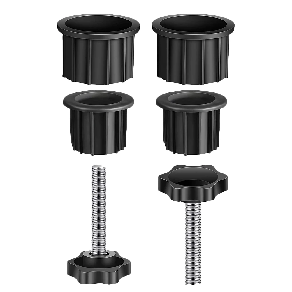 

2 Sets Outdoor Umbrella Base Screws Durable Plastic Patio Stand Hole Caps Replacement Parts Wind Proof Reliable