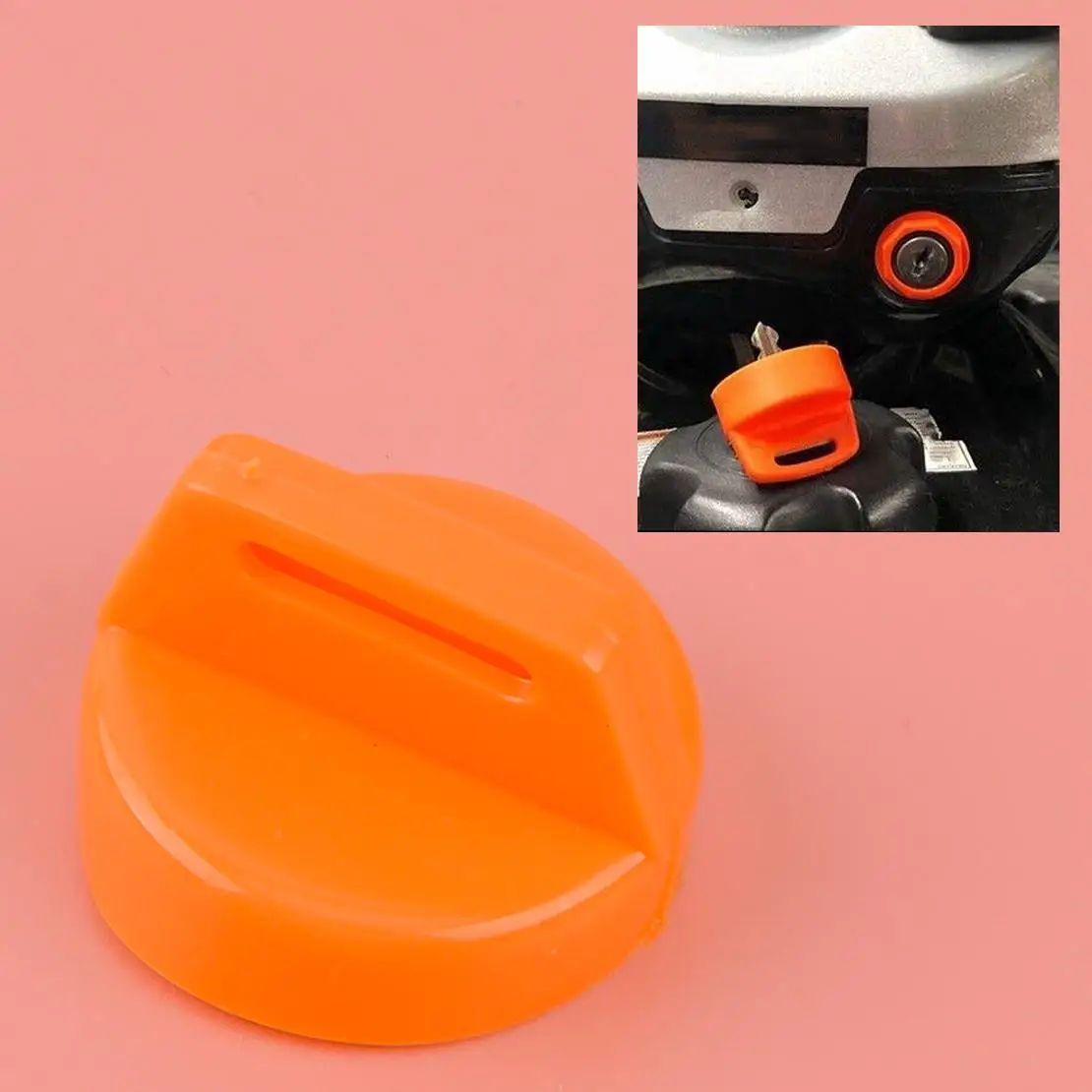 

5431964 Orange Silicone Ignition Key Cover Cap Fit For Yamaha G29 Polaris Scrambler RZR Trail Boss Xpress ACE Sportsman 5433534