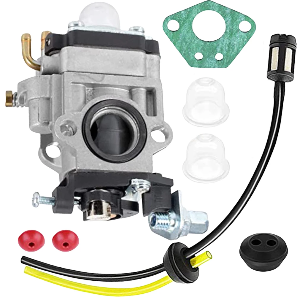 

15mm Carburetor for Lawn Mowers For 50cc 52cc 49cc 47cc 43cc 33cc with Essential Components for Full Installation