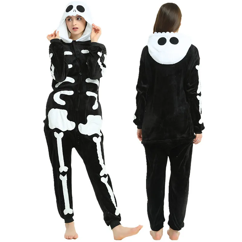 loween Scheletro Zombie Tutina Performance Costume Discoteca Par Horror Zombie Gioco orm Cartoon Abbigliamento genitore-figlio