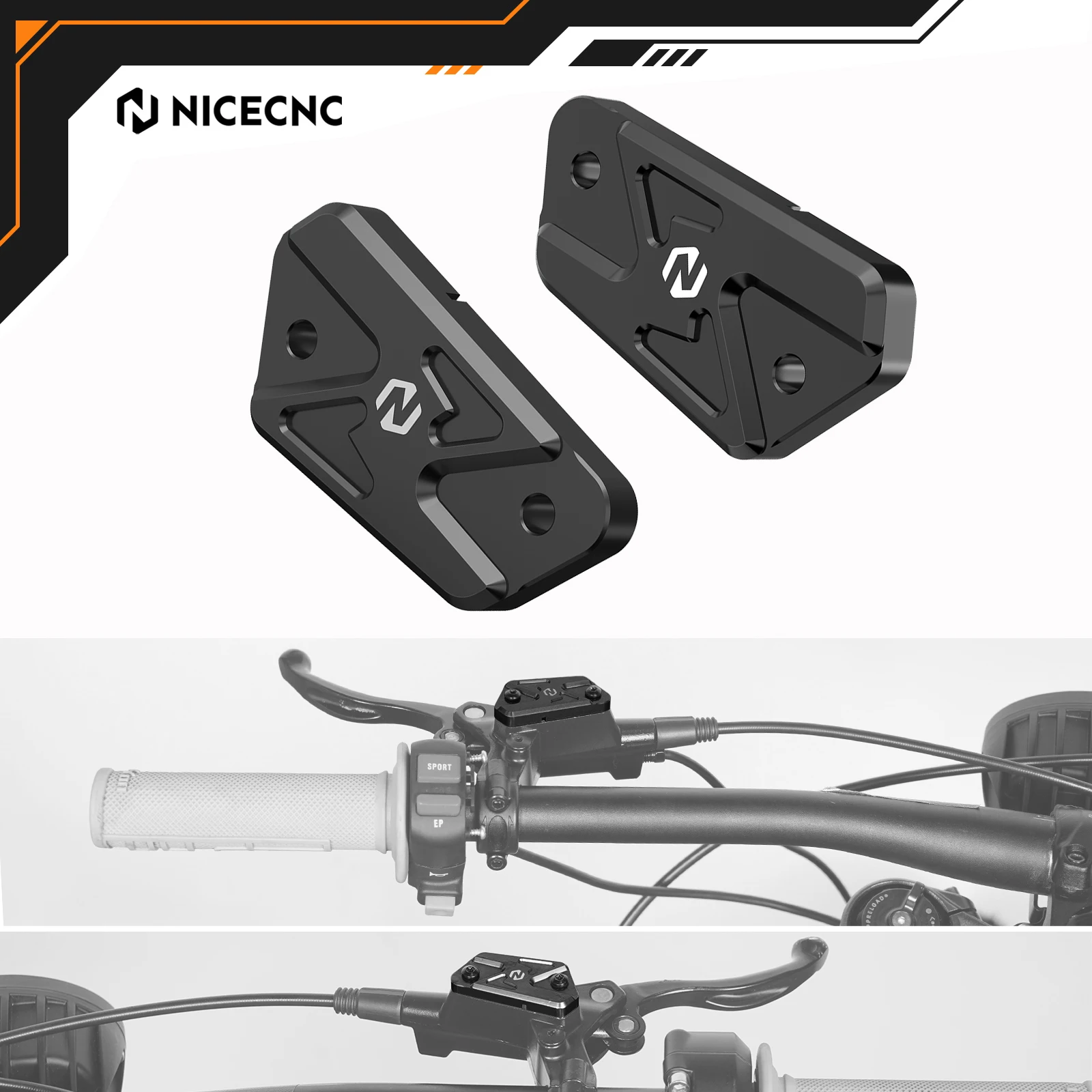 

For Sur-Ron light bee X S L1E For Segway X160 X260 Surron light bee X/S/L1E NICECNC Motorcycle Front Rear Brake Reservoir Cover