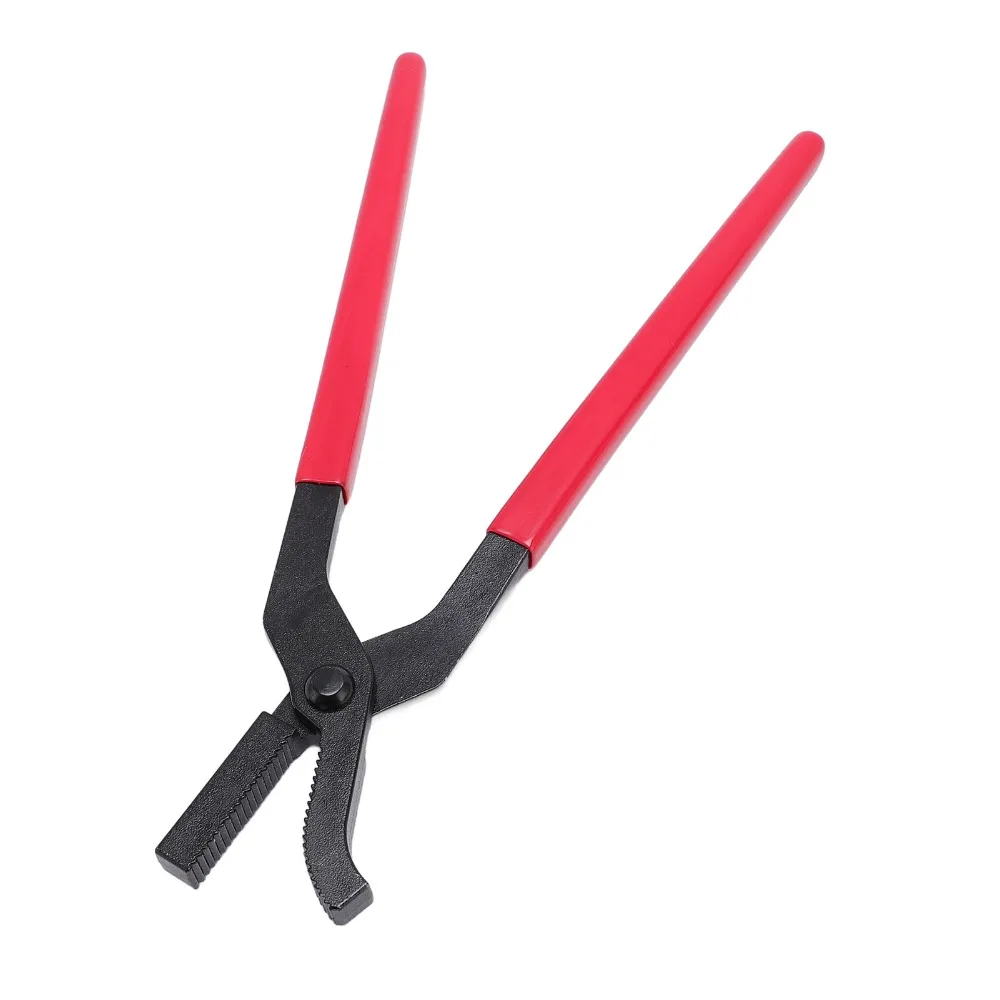 Steel Hoof Nail Clincher Rubber Handle Durable Farrier Tool Ergonomic Design High Hardness Blade Horseshoe Nails Clincher