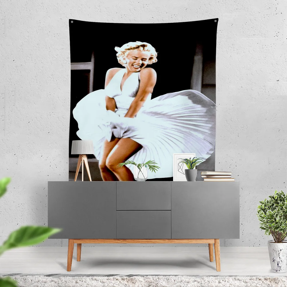 M-Marilyn Sexy M-Monroe Flag Banner Flag Art Decoration Design Decor Vintage Structure Party Garden Flag Club Bar Study Bedroom