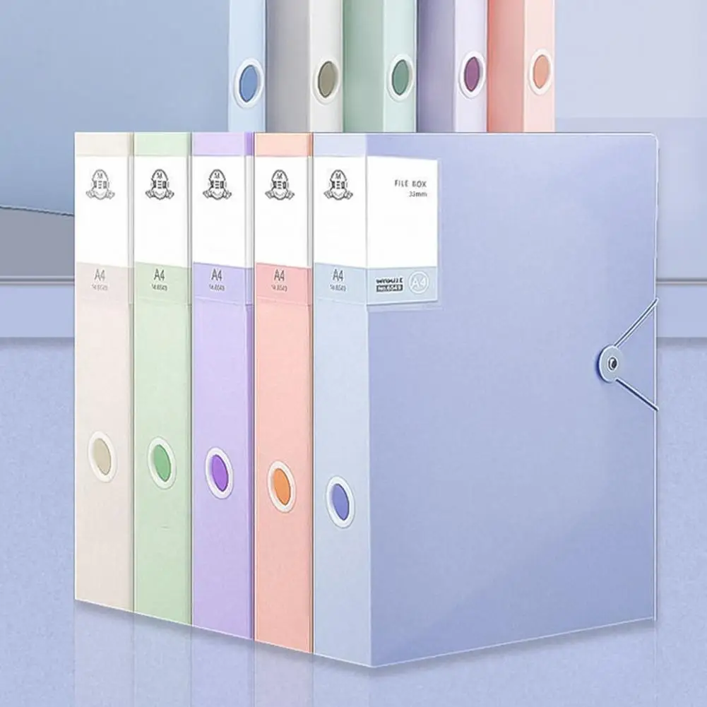 

File Folder A4 Folder Transparent Insert Information Book Multi-layer 60pcs Storage Bag Document Organizer Office Supplies