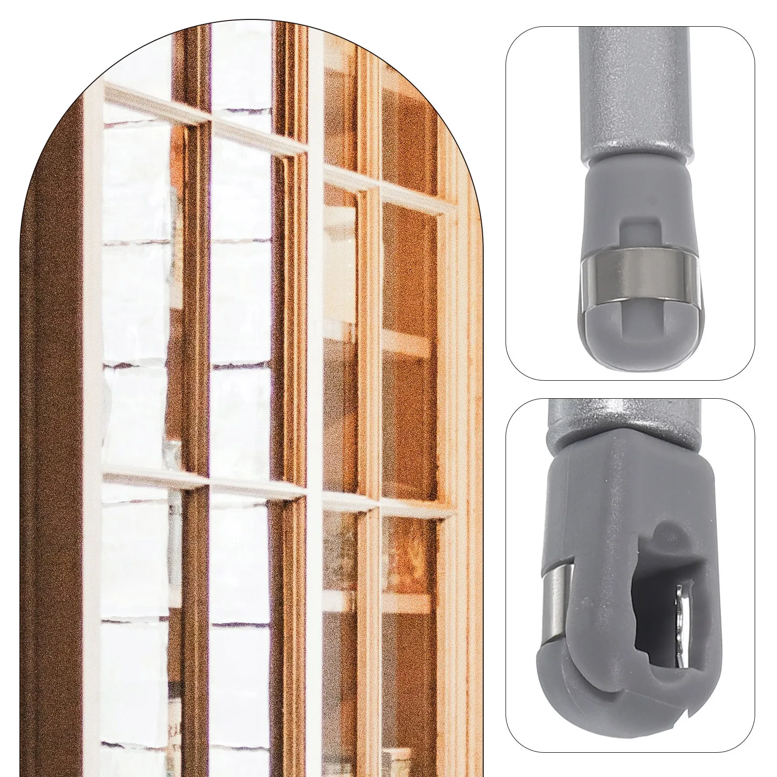 1 مجموعة 1 مجموعة الدعامات الغاز الهيدروليكية غطاء من الفولاذ المقاوم للصدأ دعم المفصلي لخزانة أثاث المطبخ الأبواب مفصلات الثقيلة