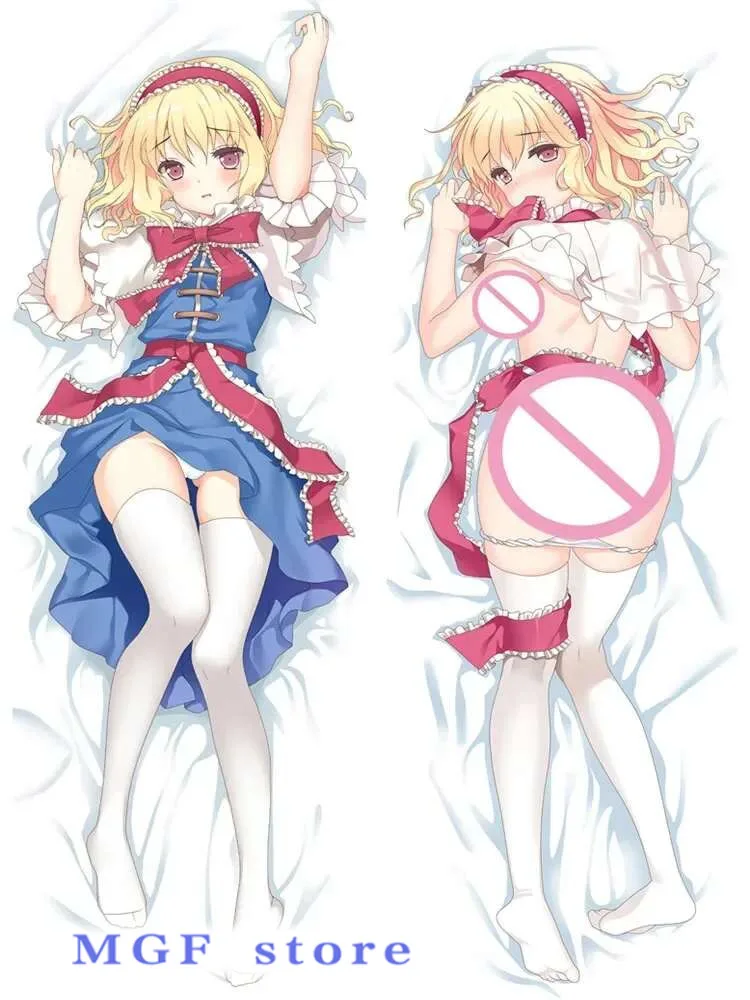 

DIY на заказ аниме Dakimakura Alice Margatroid Touhou Project сексуальный 50*160 см девушка косплей костюм шарнирная подушка для тела чехол