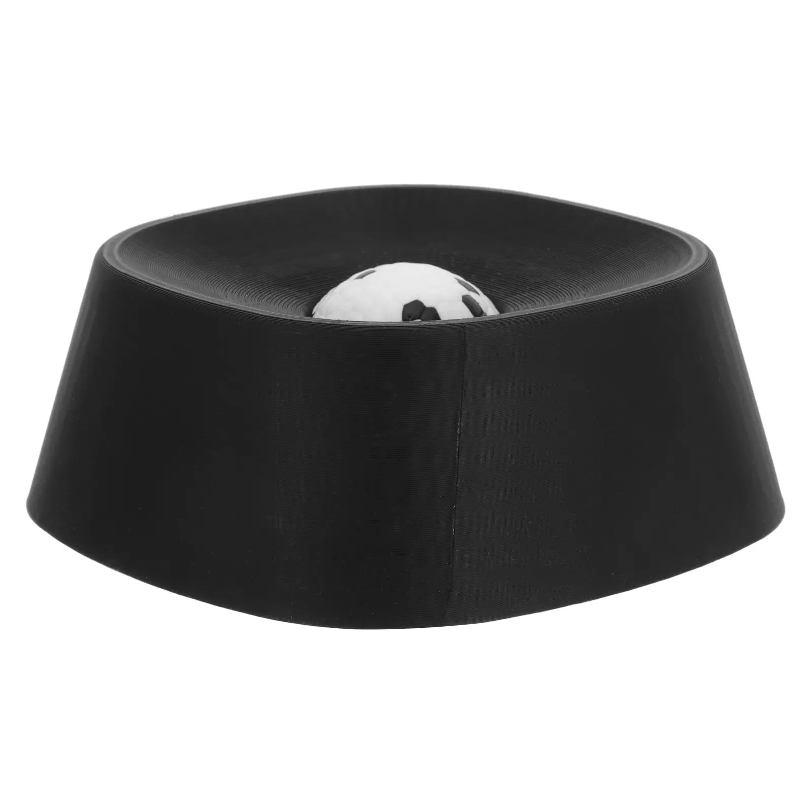 

Black Slow Feeder Dog Bowl Bone Broth Licking Dish with Non Slip Base Calming Enrichment for Bath Crate Training Travel Puppies