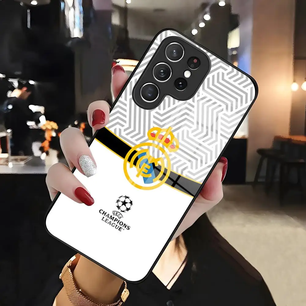 R-ReaL M-MaDriDS FC Handyhülle für Samsung S26 S25 Edge Ultra 24 23 22 21 Ultra Plus Fe A55 56 15 4G 5G Glasabdeckung – Detail 12