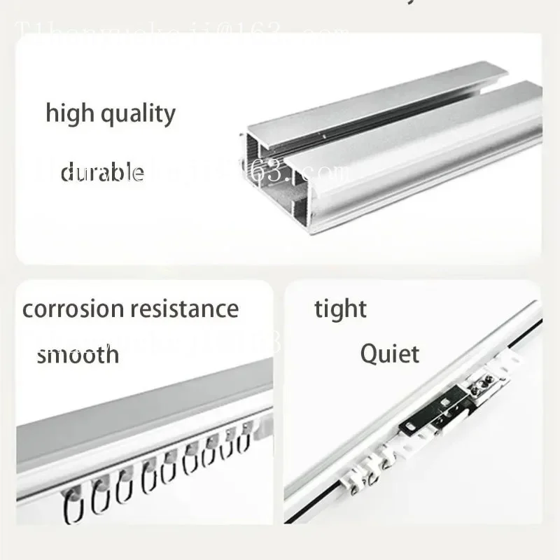 Fashion Electric Curtains Ultra-quiet wireless Wifi motor curtains, easy to install, suitable for office home voice