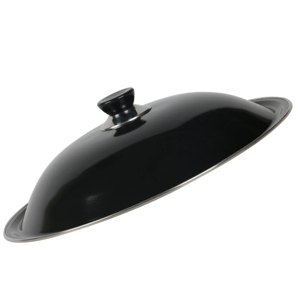 

Enamel Pot Cover Anti-Scald Round Lid for Frying Pans Saucepans and Hot Pots Kitchen Pan Cover Universal Multi-Use Pot