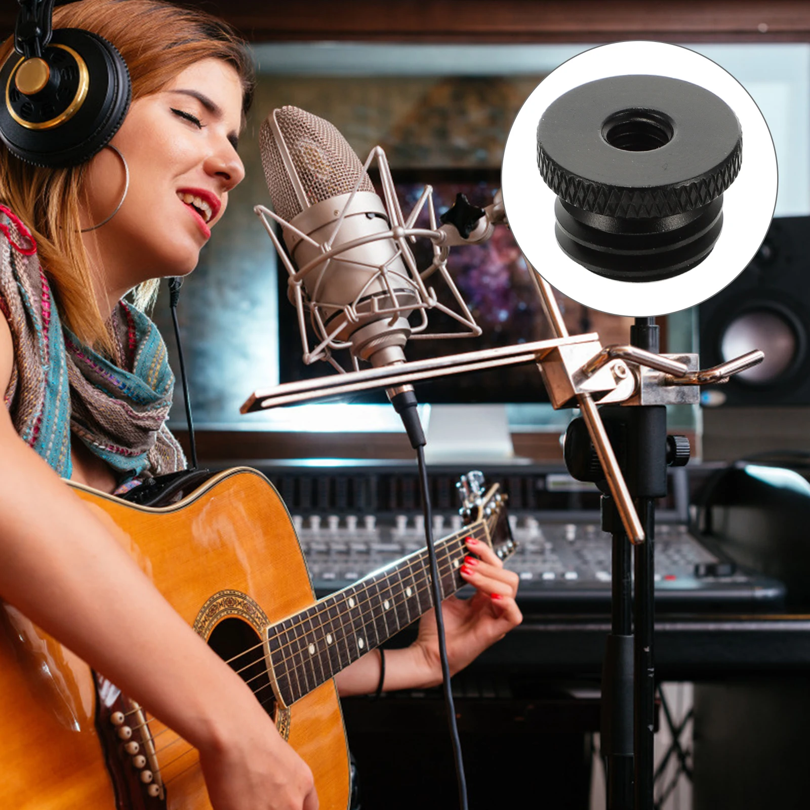 3 Pcs Mic Adapter Conversion Screw for Tripod Microphone Camera Monitor Aluminum Alloy Durable Practical Easy Install Remove