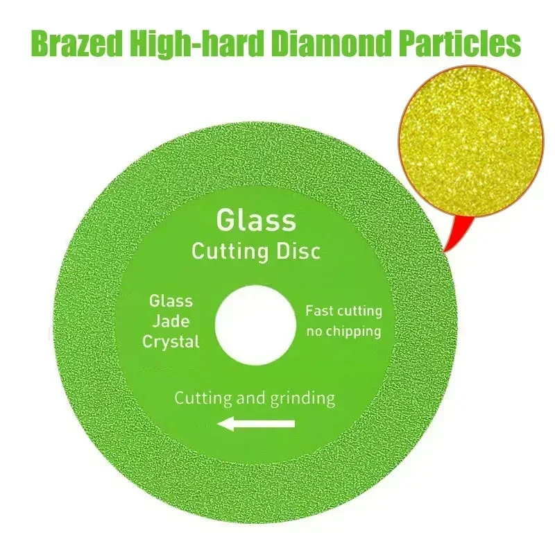 Diamond Disc for Cutting Glass Marble Saw Blade Tool Ceramic Tile Cutter Jade Special Polishing Cutting Blade Sharp Brazing