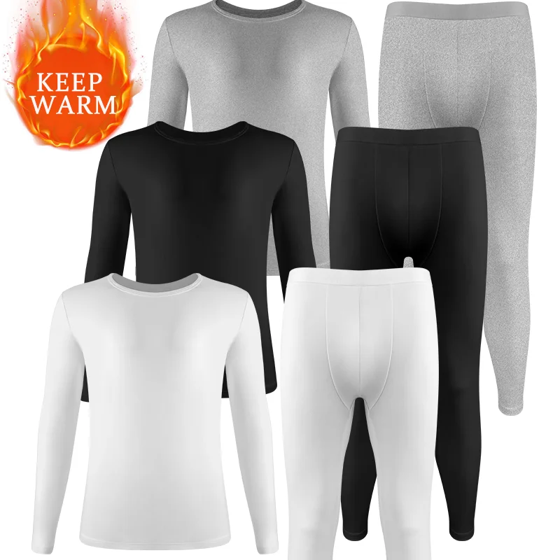 

Осенне-зимнее компрессионное мужское термобелье, комплект теплого нижнего белья для катания на лыжах, термос, топы и брюки, мужские кальсоны, одежда