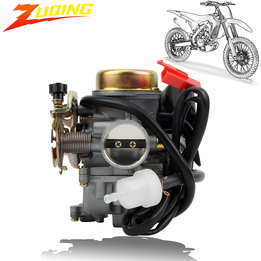 Motorcycle Carburetor CVK30 30mm Carb Racing For Keihin CVK30 Carb GY6 150cc 200cc 250cc 260cc 300cc ATV Scooter Motocross