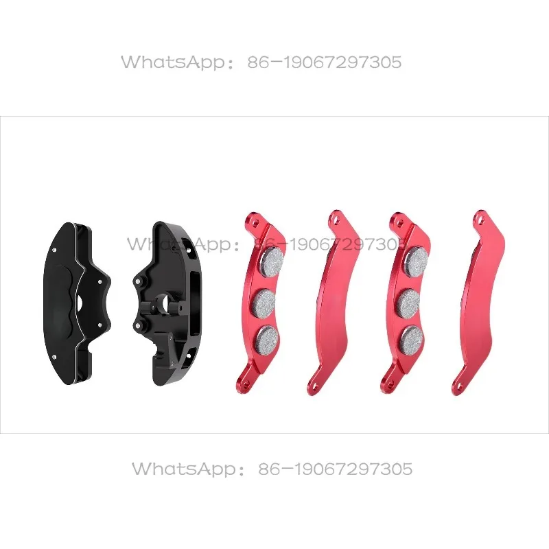 1/6 two-wheel drive desert card, aluminum 7075 front brake disc caliper + brake pads