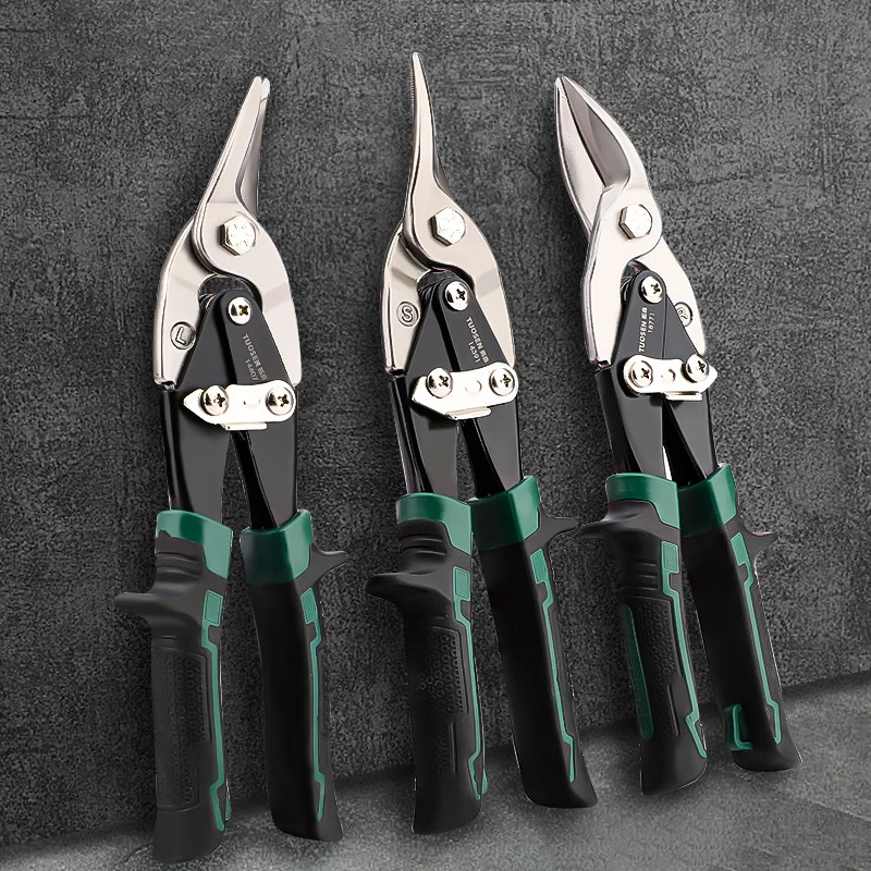 10 Inch Aviation Tin Snips, Industrial Snips, Universal Snips,Metal Cutter Shears for Cutting Sheet Metal