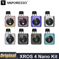 Original Vaporesso XROS 4 Nano Kit Vape 30W 1350mAh Battery Fit for all XROS Pod Series 3ml Vaporizer E Cigarette