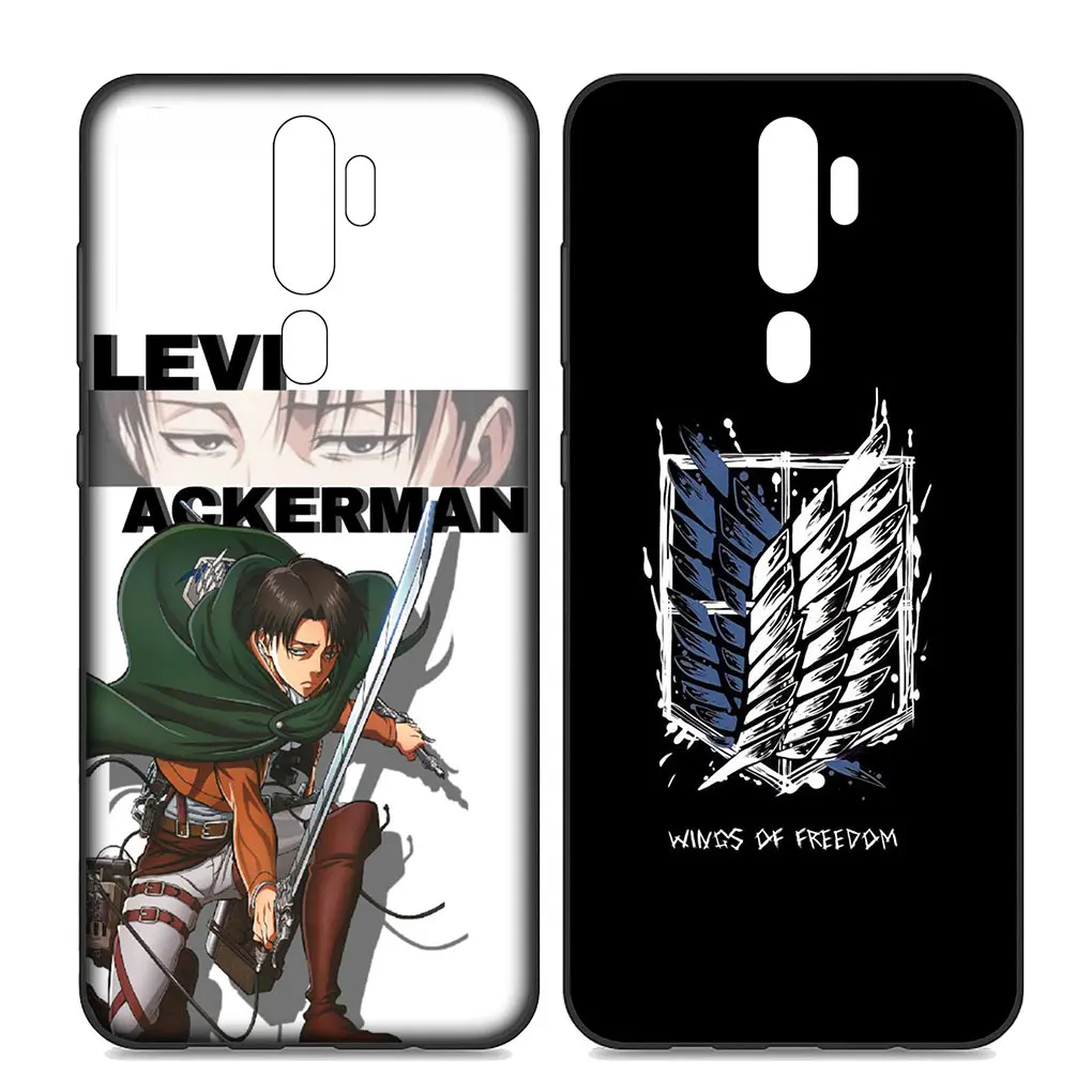 Attack on titan Eren Jaeger Levi for VIVO Y20 Y21 Y33S Y20i Y02 Y16 Y22S Y27 Y21T Y33T Y35 Y36 Y53S Y70 Y76 Y77 Y78 Phone Case