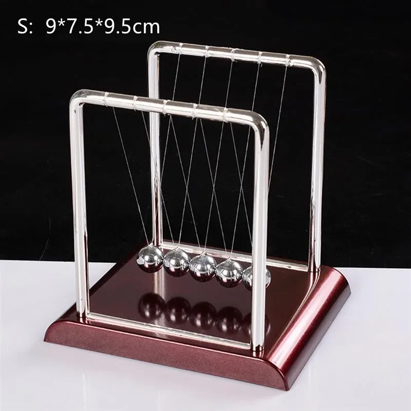 Newton Cradle Balance Stahlkugeln Perpetuum Motion Collision Ball Schule Unterricht Physik Wissenschaft Pendel Spielzeug Heimdekoration
