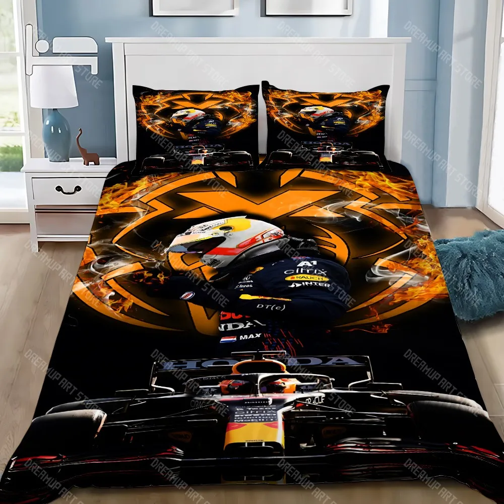 

Duvet Cover Pillowcase Bedding Set F1 Max 33 V-Verstappens Adult Boy Girl Bedroom Decoration Children Gift Single Double Large