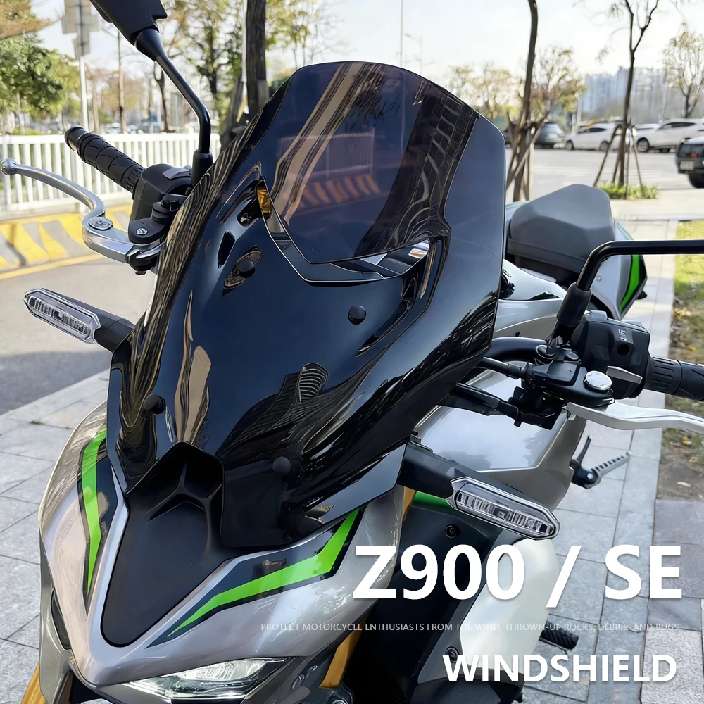 

For Kawasaki Z900 Z 900 SE 2025 2026 Motorcycle Accessories Front Screen Windscreen Windshield Wind Screen Deflectors Protector