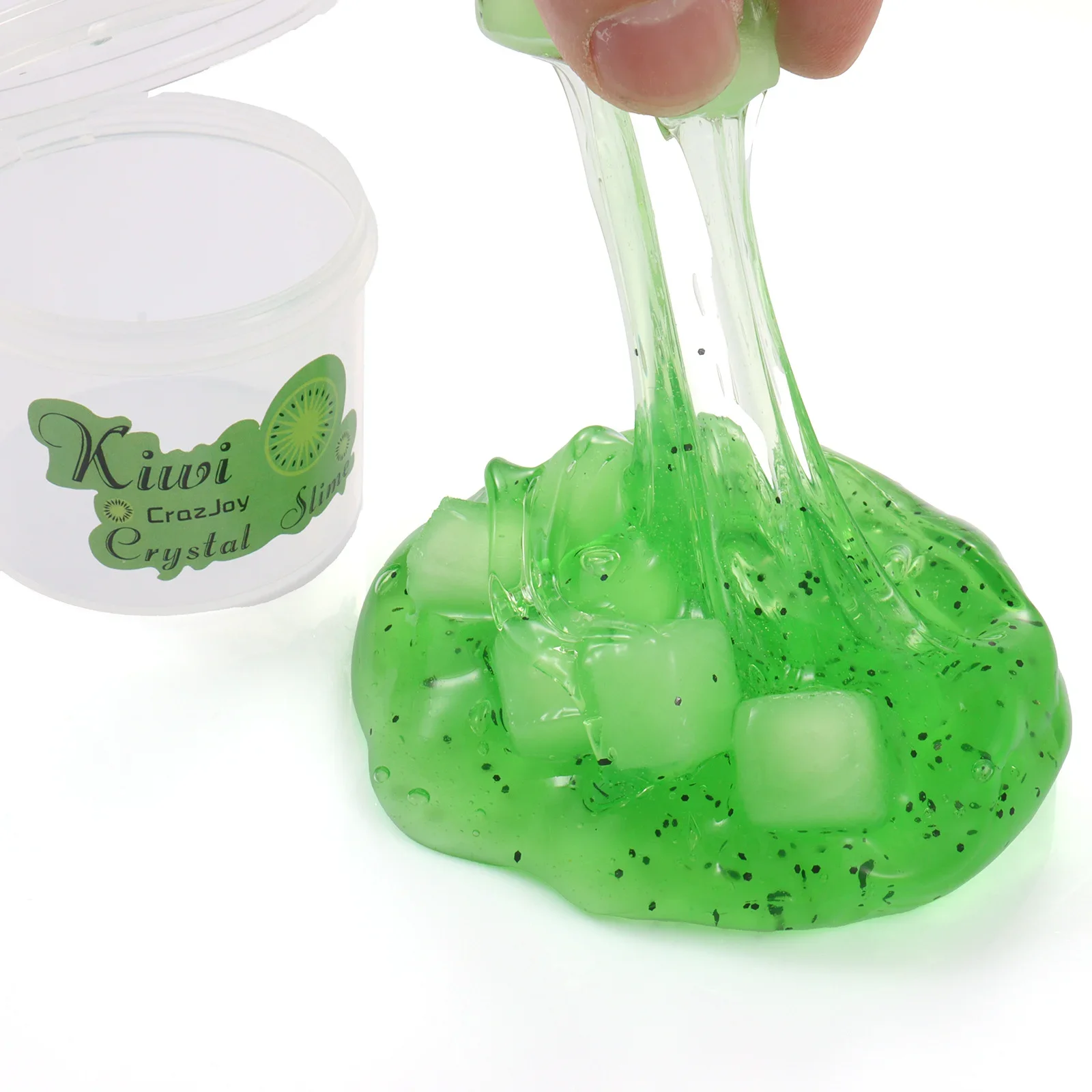 70ml Crystal Mud Pressure Reducing Toy Colored Mud Slime Children\'s DIY Pressure Reducing Toy Fruit Slices Colored Mud Clay